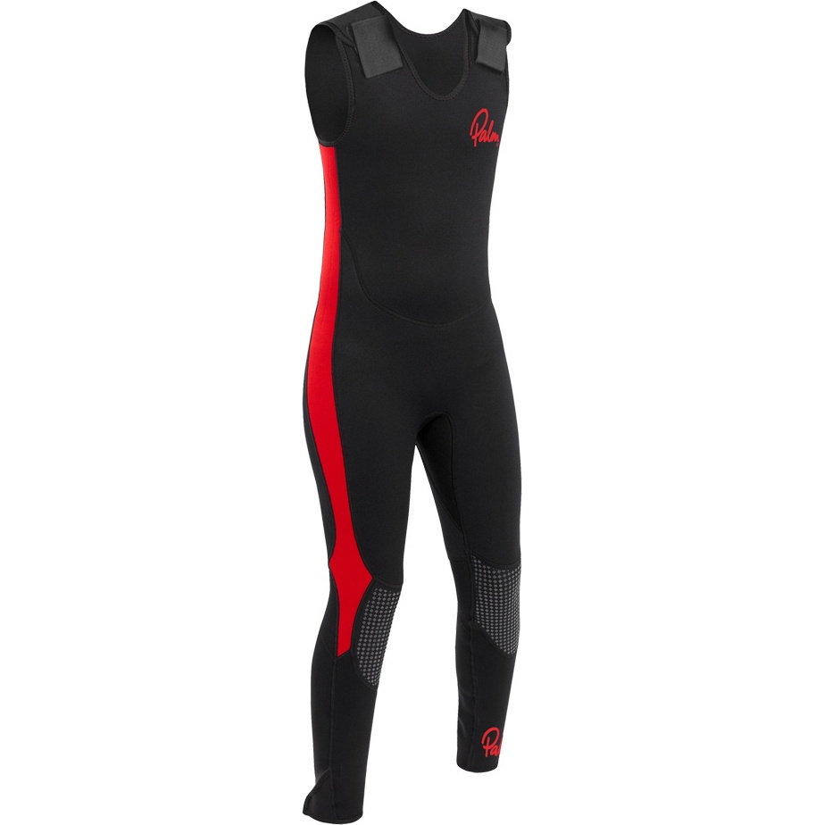 2026 Palm Junior Quantum 3mm Neoprene Shoulder Entry Long John BLACK 12237